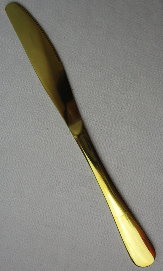 Goldene Messer; Hochzeitsdekoration, Leihmaterial